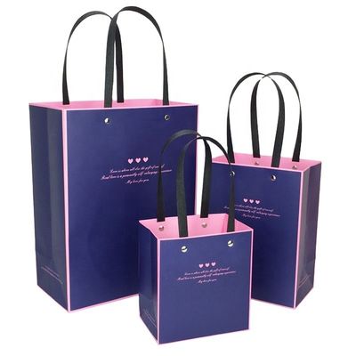 Recyclable Gorgeous Birthday Gift Paper Bag Promotional In Various Colors