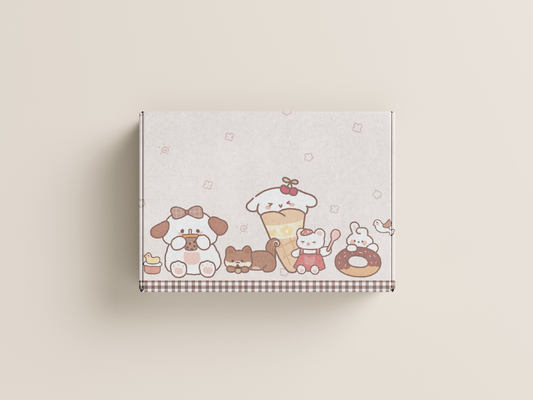 Art Paper E Flute Corrugated Box For Mail Shipping