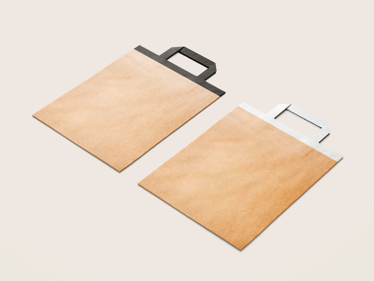 200gsm Recyclable Printed Kraft Paper Shopping Bag With Handle
